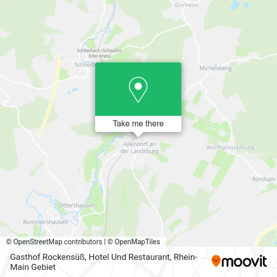 Карта Gasthof Rockensüß, Hotel Und Restaurant