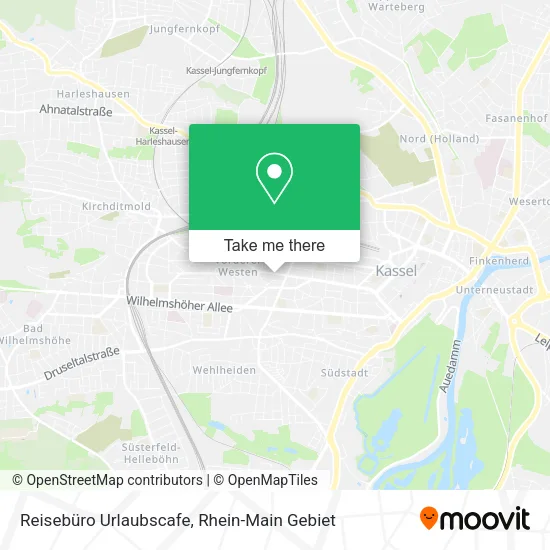 Карта Reisebüro Urlaubscafe