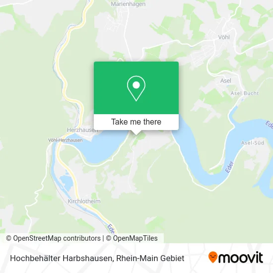 Карта Hochbehälter Harbshausen