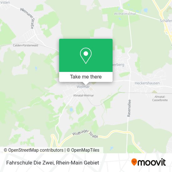 Карта Fahrschule Die Zwei