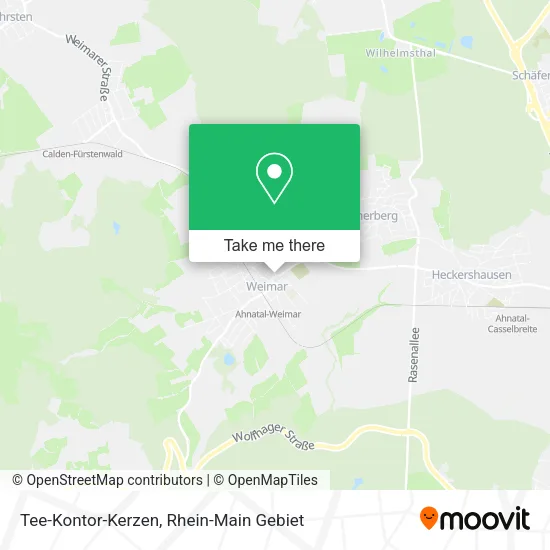 Карта Tee-Kontor-Kerzen