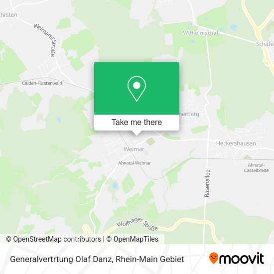 Карта Generalvertrtung Olaf Danz