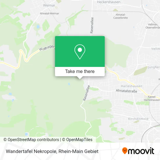 Карта Wandertafel Nekropole