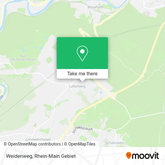 Weidenweg map