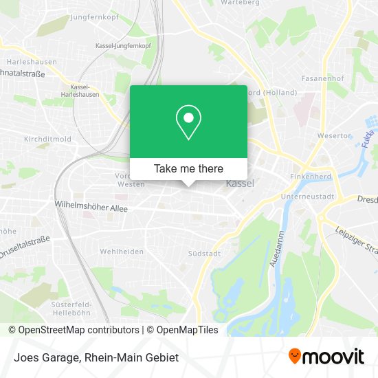 Карта Joes Garage