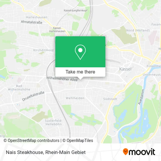 Карта Nais Steakhouse