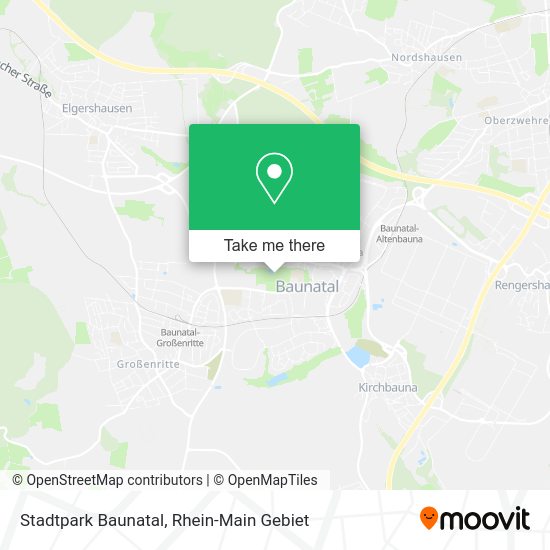 Карта Stadtpark Baunatal
