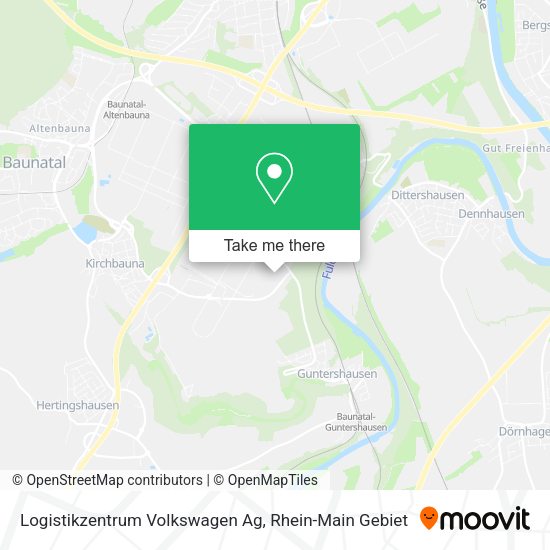 Карта Logistikzentrum Volkswagen Ag