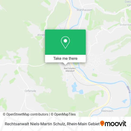 Карта Rechtsanwalt Niels-Martin Schulz
