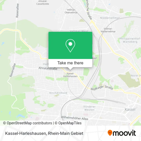 Карта Kassel-Harleshausen