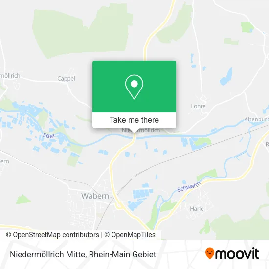 Карта Niedermöllrich Mitte