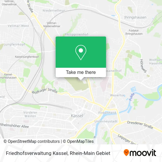 Карта Friedhofsverwaltung Kassel