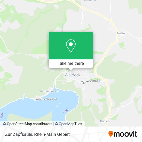 Карта Zur Zapfsäule