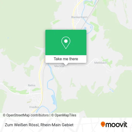 Карта Zum Weißen Rössl
