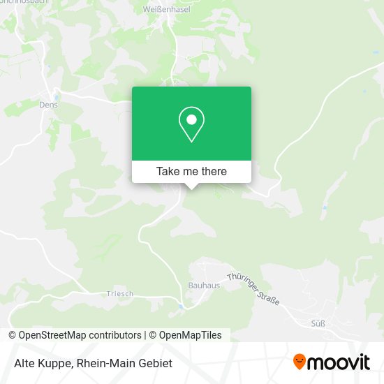 Карта Alte Kuppe