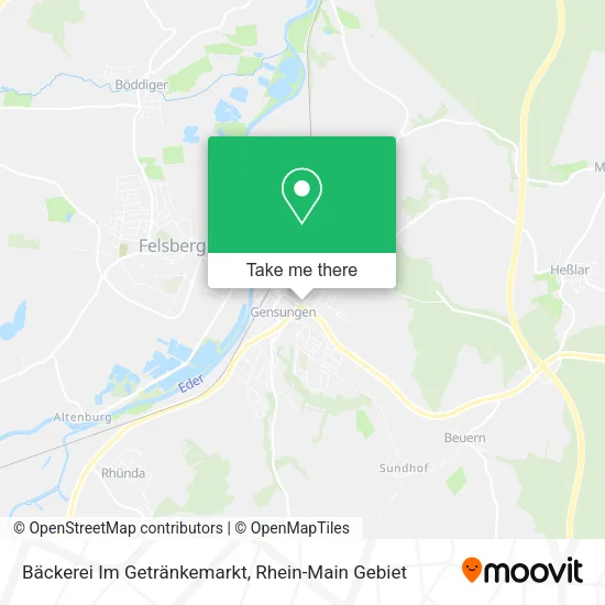 Карта Bäckerei Im Getränkemarkt