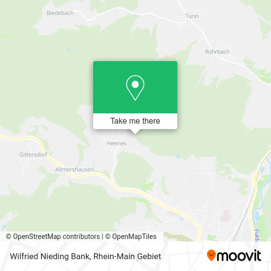 Карта Wilfried Nieding Bank