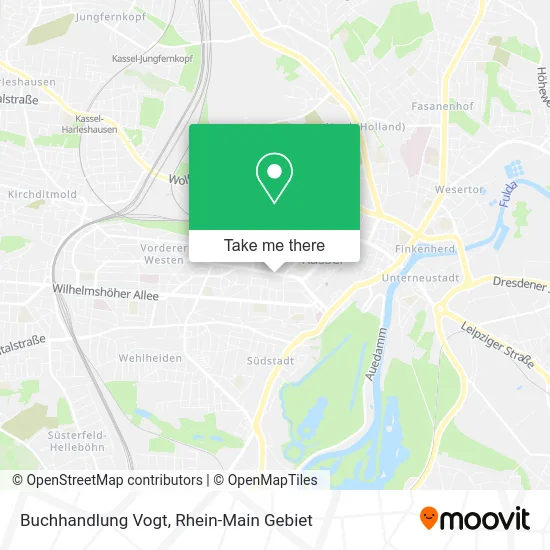 Карта Buchhandlung Vogt