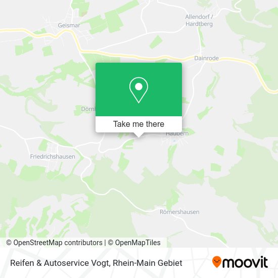 Карта Reifen & Autoservice Vogt