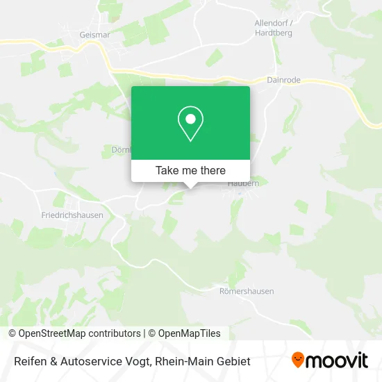 Карта Reifen & Autoservice Vogt