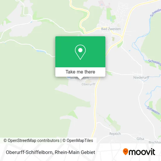 Карта Oberurff-Schiffelborn