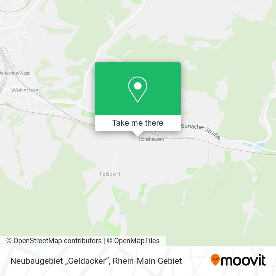 Карта Neubaugebiet „Geldacker“
