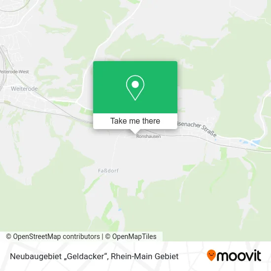 Карта Neubaugebiet „Geldacker“