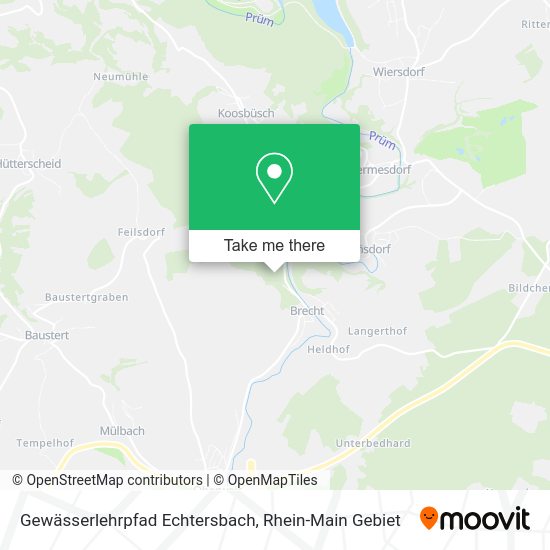 Карта Gewässerlehrpfad Echtersbach