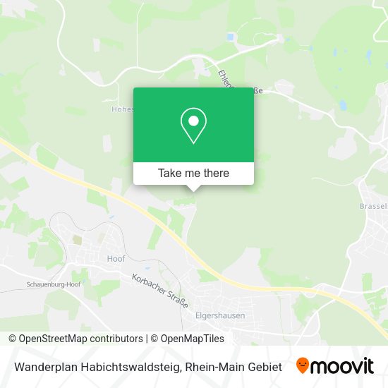 Карта Wanderplan Habichtswaldsteig