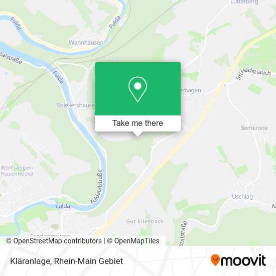 Карта Kläranlage