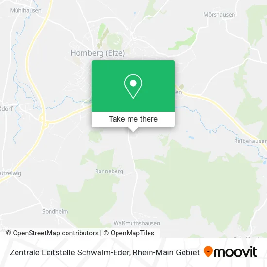 Карта Zentrale Leitstelle Schwalm-Eder