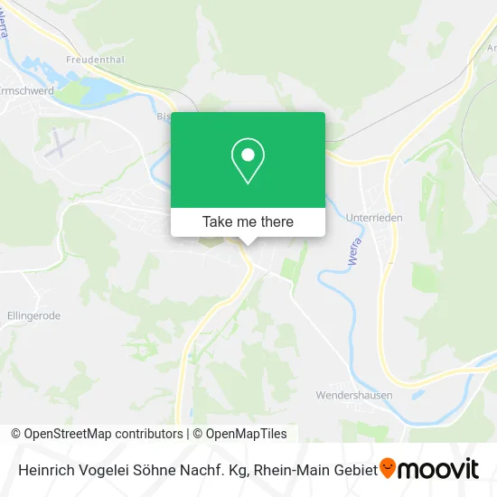 Карта Heinrich Vogelei Söhne Nachf. Kg