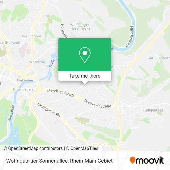 Карта Wohnquartier Sonnenallee