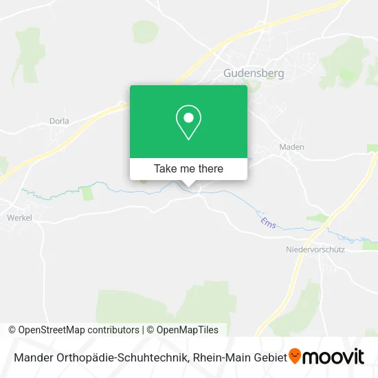 Карта Mander Orthopädie-Schuhtechnik