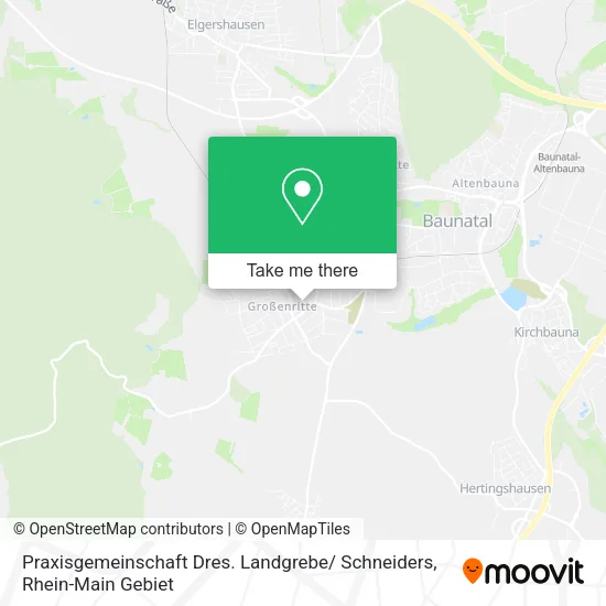 Карта Praxisgemeinschaft Dres. Landgrebe/ Schneiders