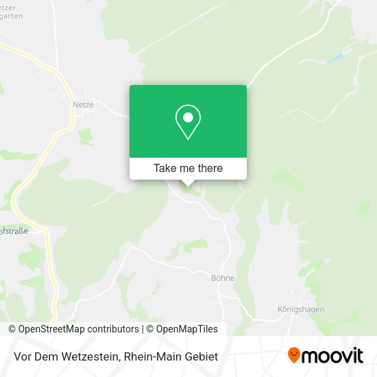 Карта Vor Dem Wetzestein
