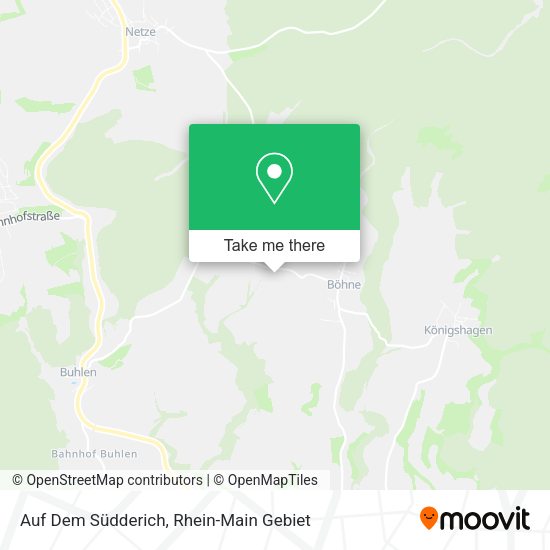 Карта Auf Dem Südderich