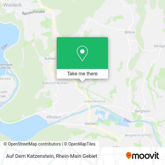 Карта Auf Dem Katzenstein