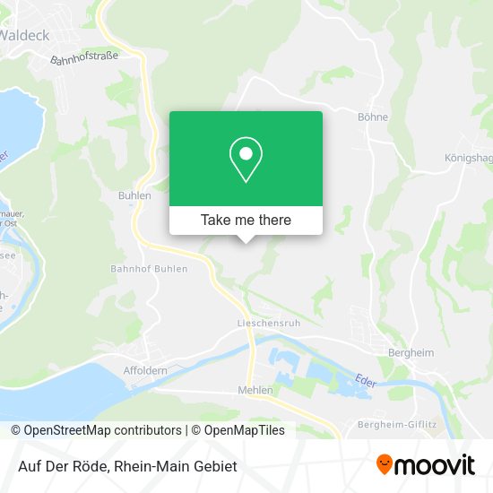 Карта Auf Der Röde