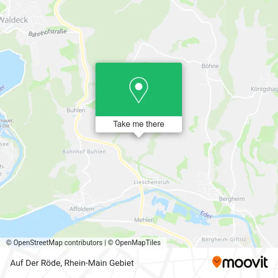 Карта Auf Der Röde