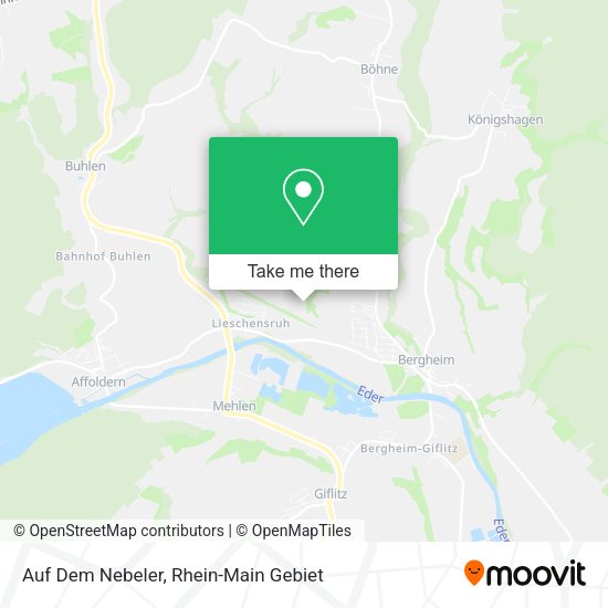 Карта Auf Dem Nebeler