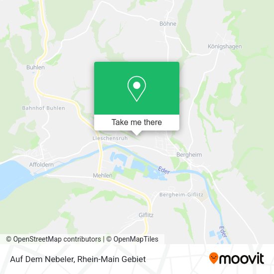 Карта Auf Dem Nebeler