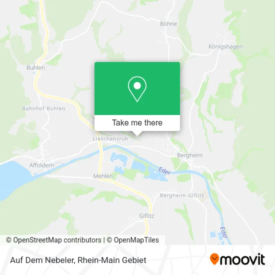 Карта Auf Dem Nebeler