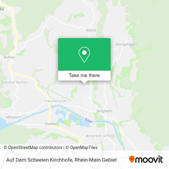Карта Auf Dem Scheelen Kirchhofe