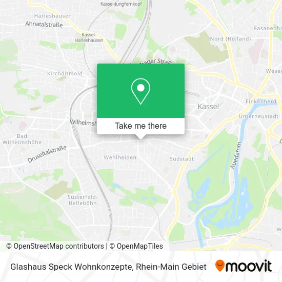 Карта Glashaus Speck Wohnkonzepte