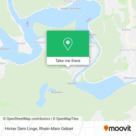Карта Hinter Dem Linge