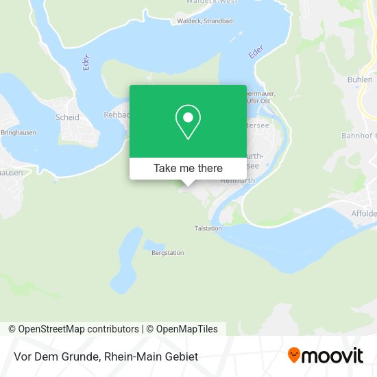 Карта Vor Dem Grunde