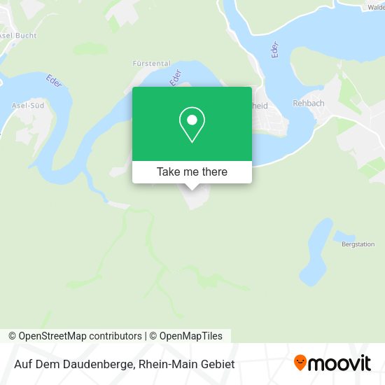 Карта Auf Dem Daudenberge