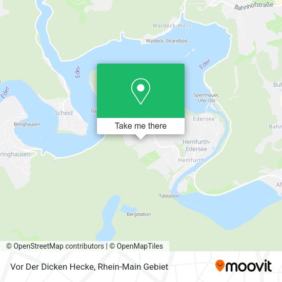 Карта Vor Der Dicken Hecke