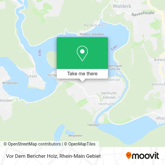 Карта Vor Dem Bericher Holz